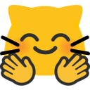 blobcat, hug