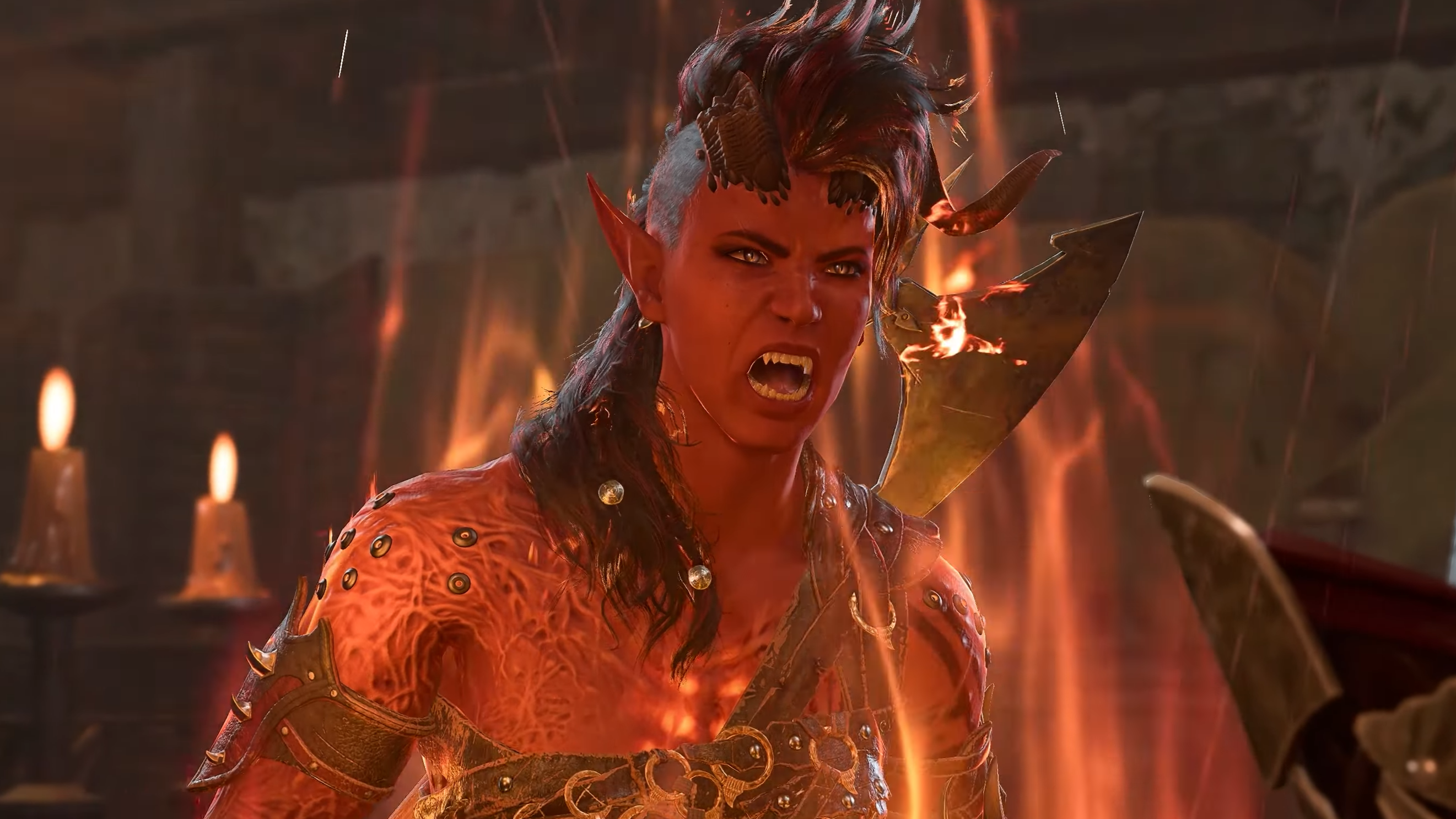Baldur's Gate 3 Karlach yelling