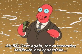 Once again, the conservative, sandwich-heavy portfolio pays off for the hungry investor