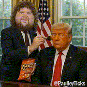The Cheeto Jesus in question: