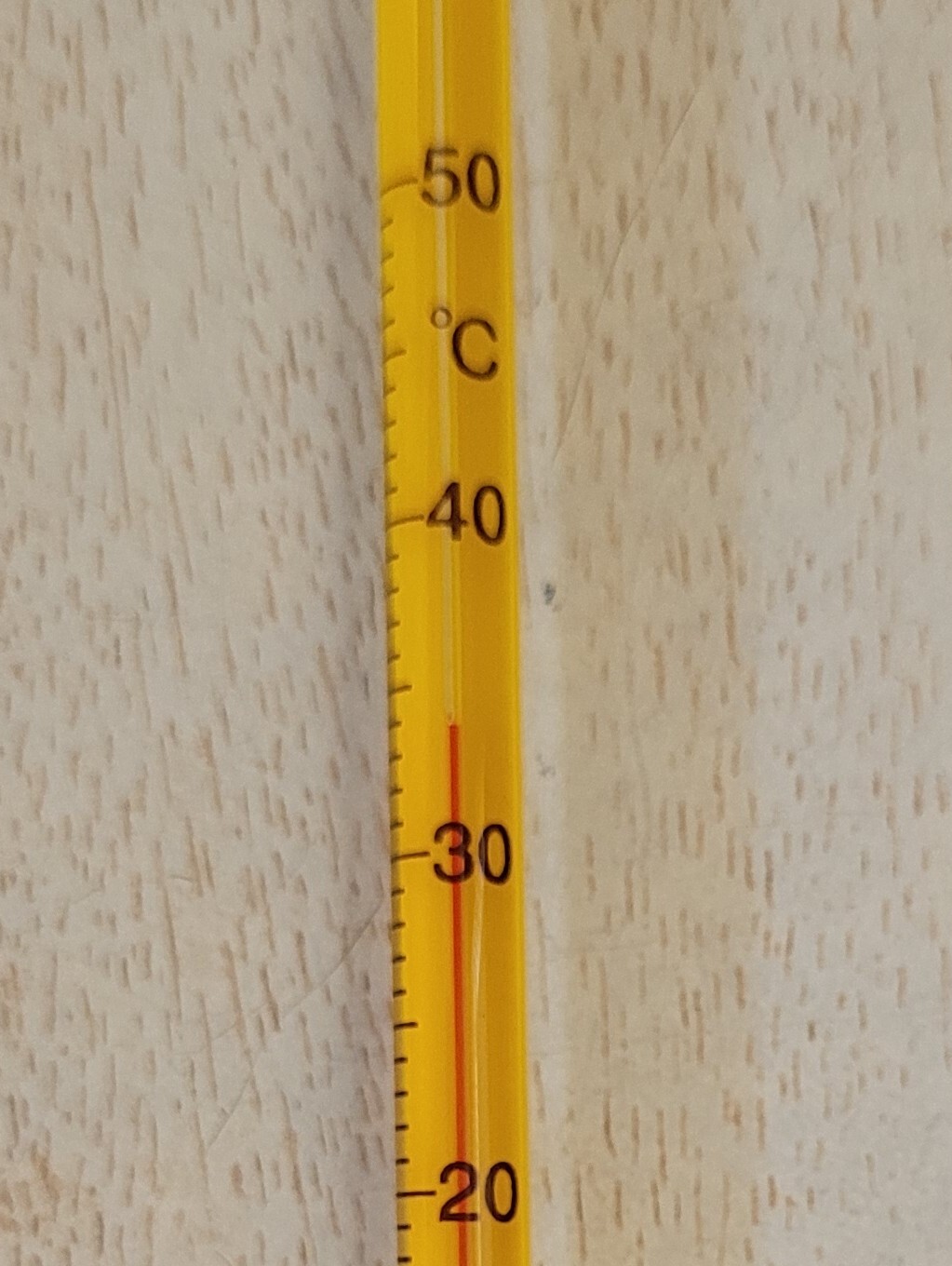 34 Grad Celsius Innentemperatur
