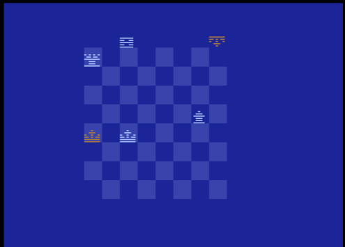 Video Chess for the Atari 2600, beaten on the lowest difficulty.