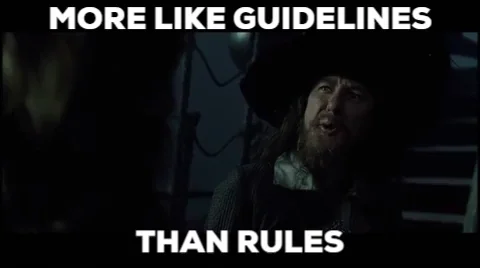 More like guidelines meme