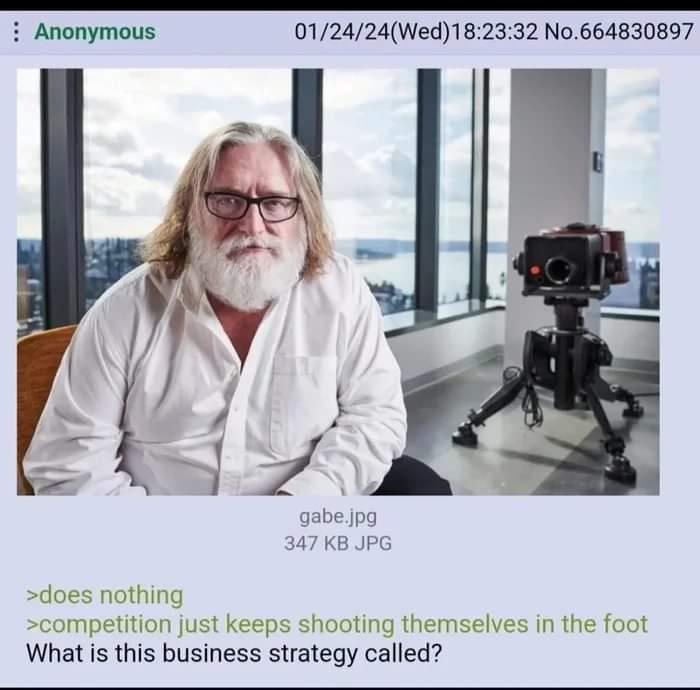gaben winning by watching the competition be dumb