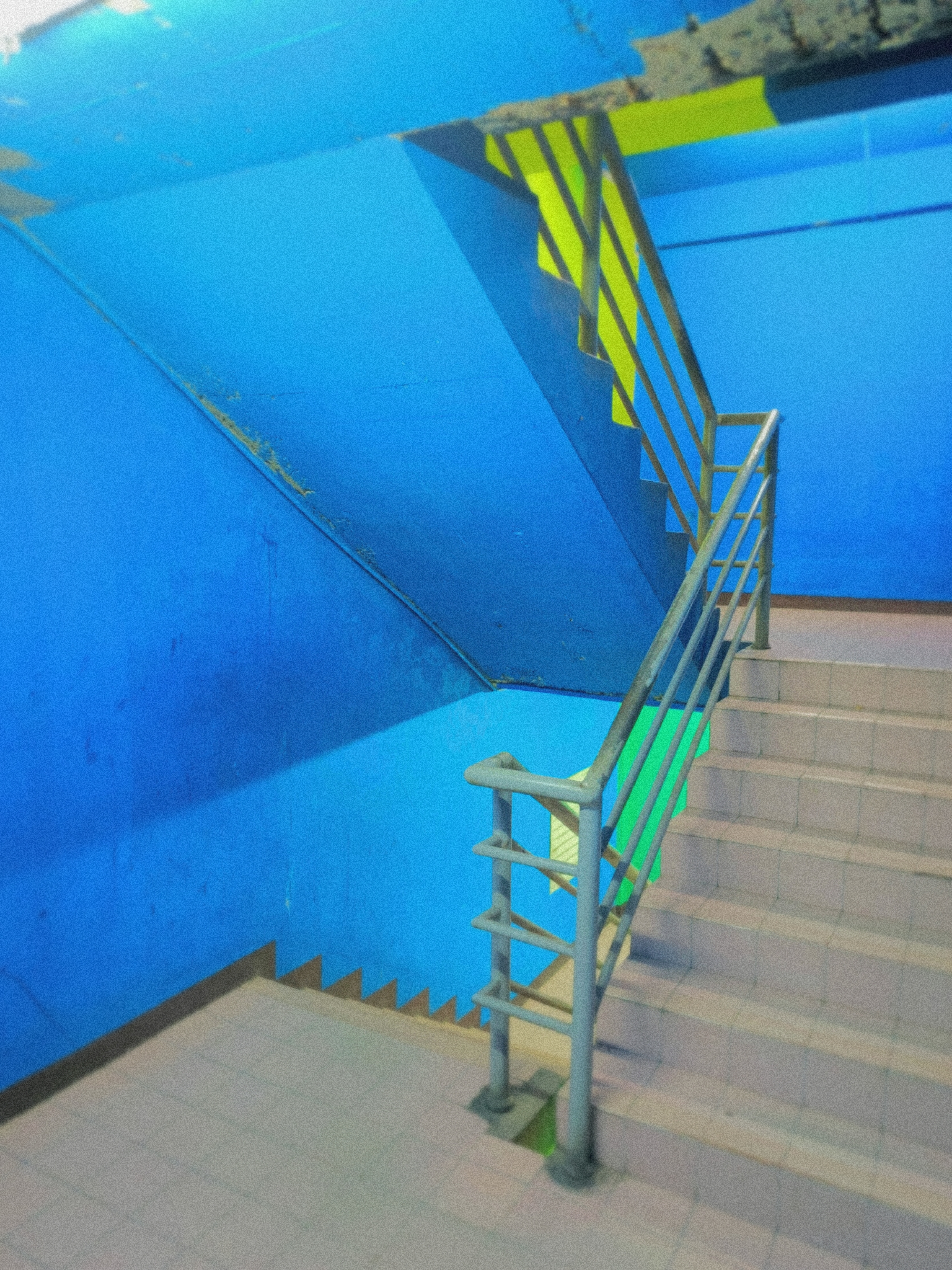 Emergency Stairs from the same Mall with Empty Basement