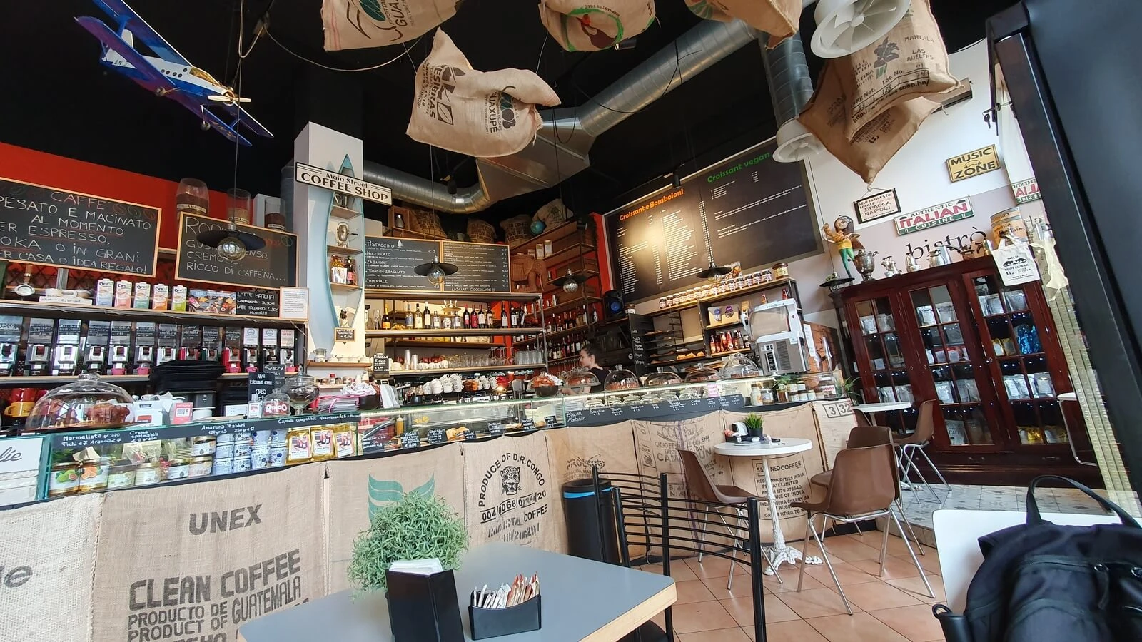 Mister Coffee inside