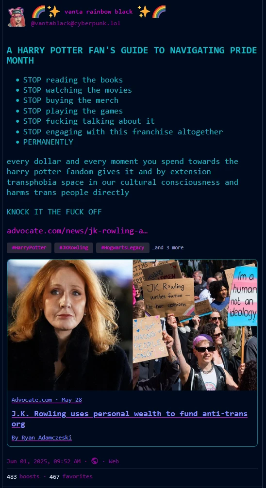 screencap of the post at https://cyberpunk.lol/@vantablack/114609145408193505