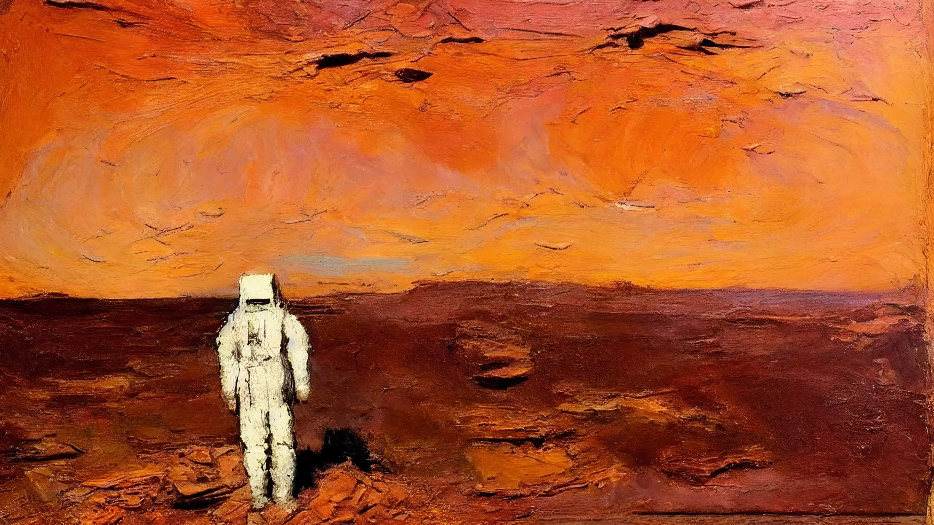 Lonely astronaut painting was generated locally with only 4GB of VRAM on a Dell XPS with a cuda-enabled GPU.