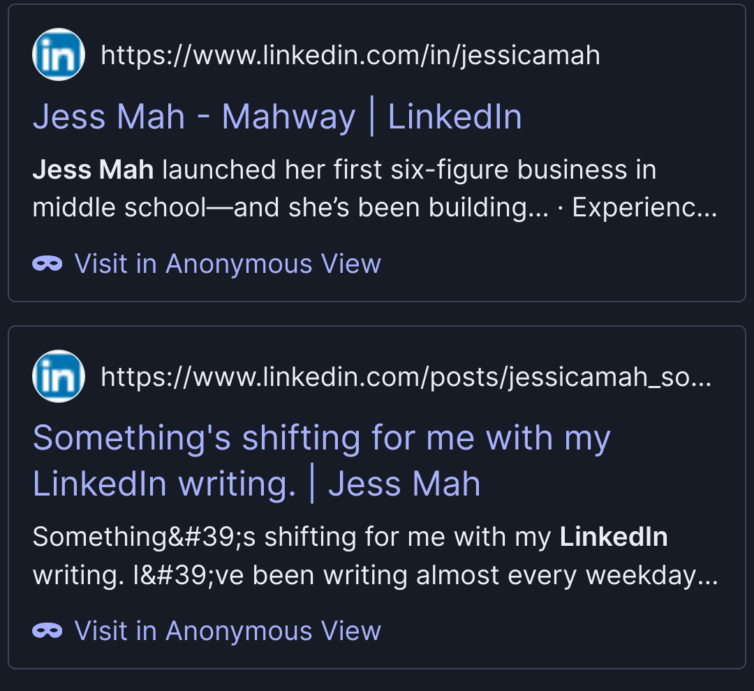 Jessica Mah is no longer even remotely human
