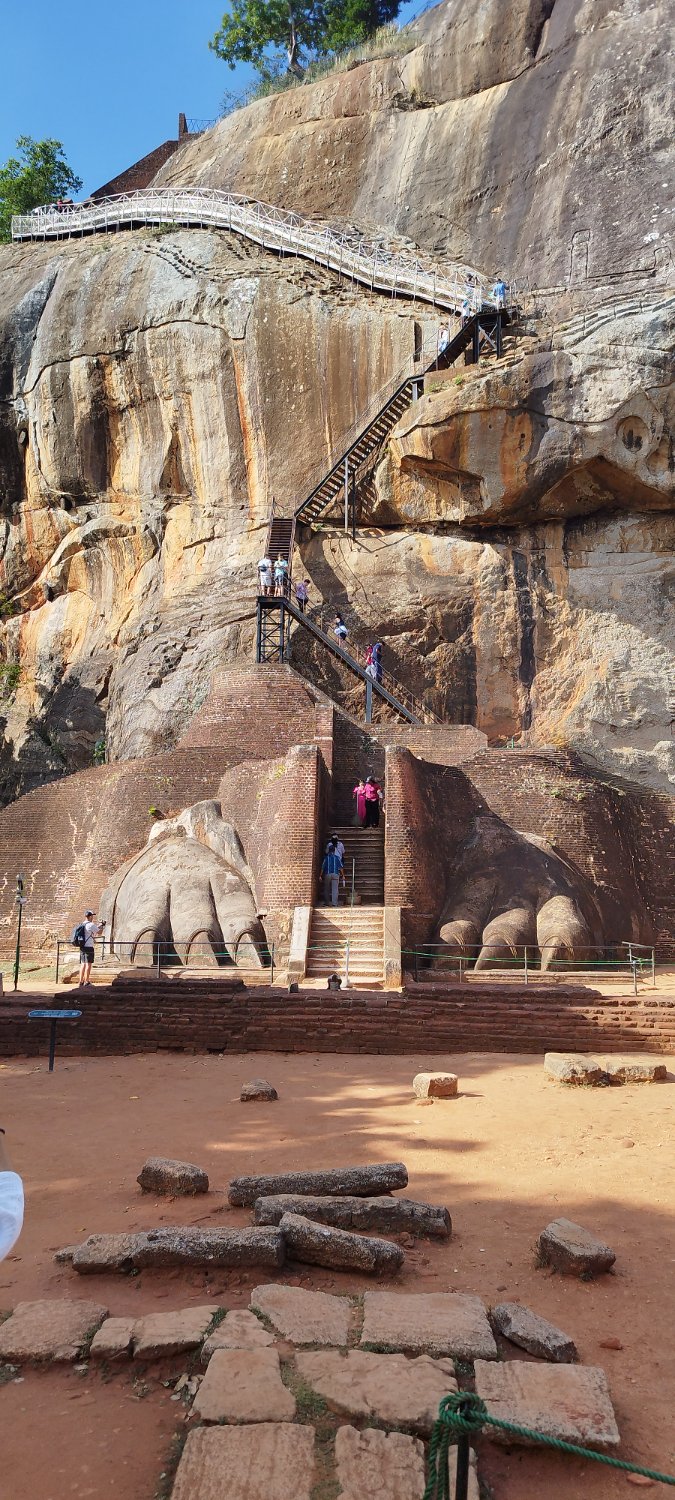 Sigiriya site steps