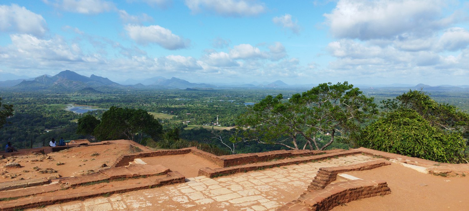 Sigiriya king's residence view