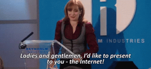 IT crowd episode clip where Jen presents the Internet black box