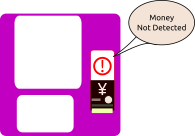 did not detect money that entered