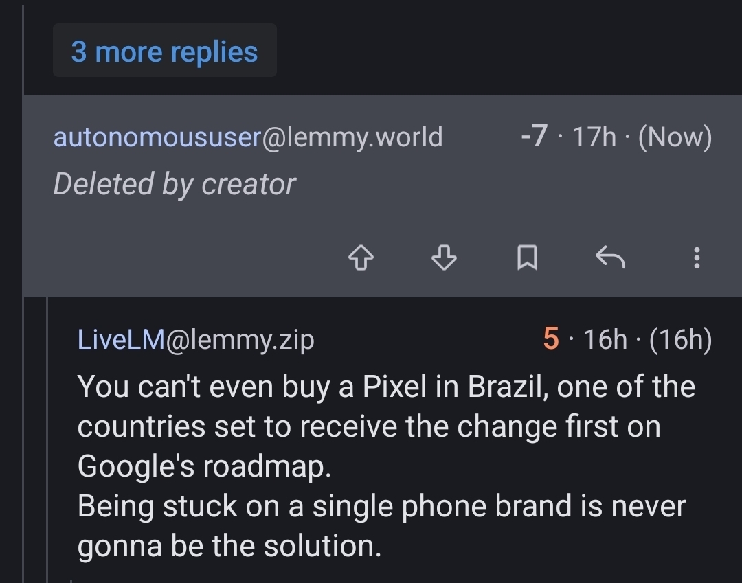 This was your smartest reply today.  