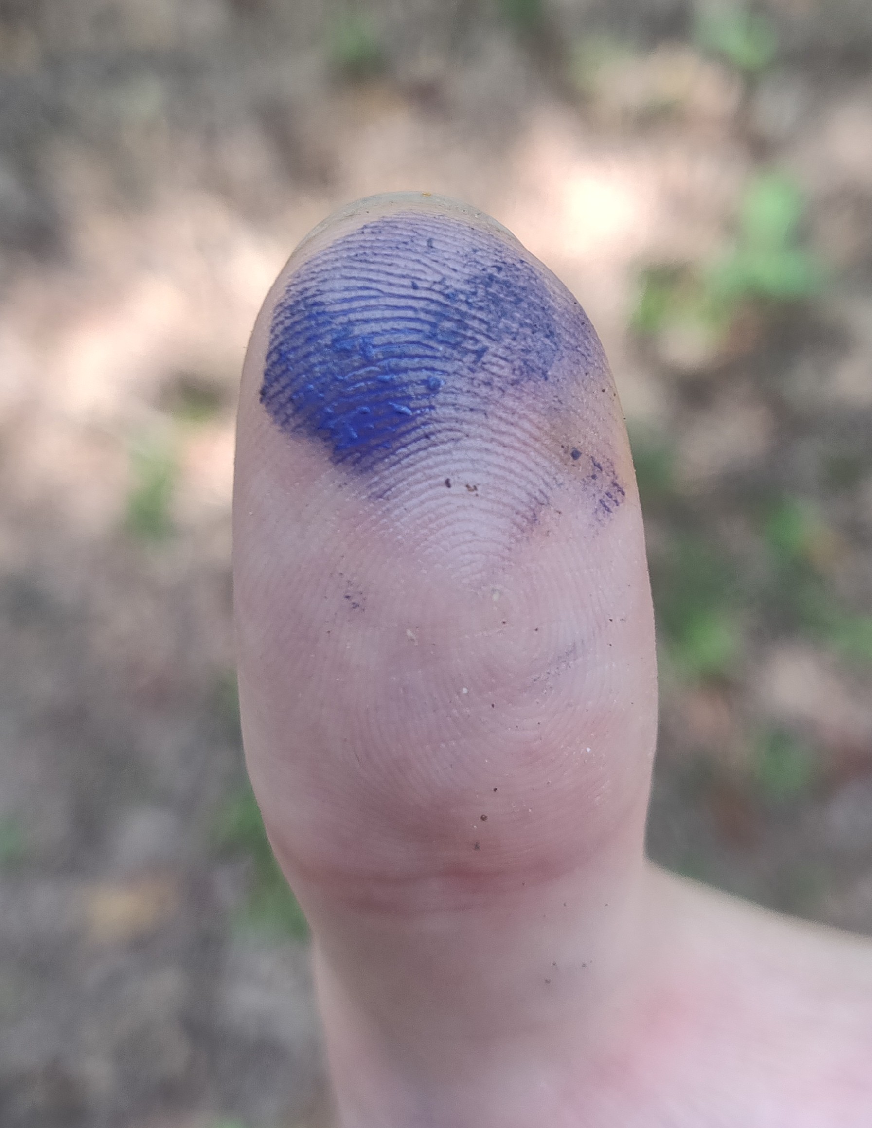I blue myself